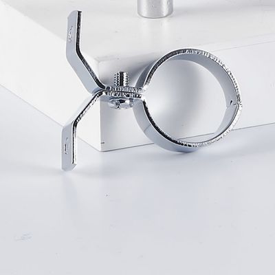 Industrial Bracket Pipe Clamp Repair For Securing Pipes Water Throwing Chrome Plated Finish